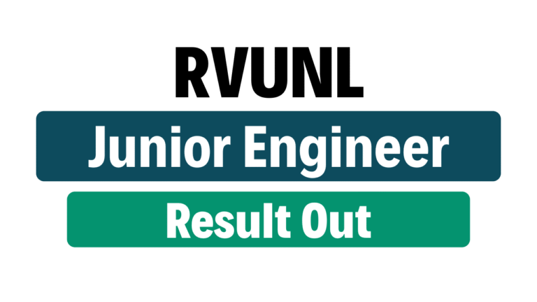 RVUNL JE Final Result 2025