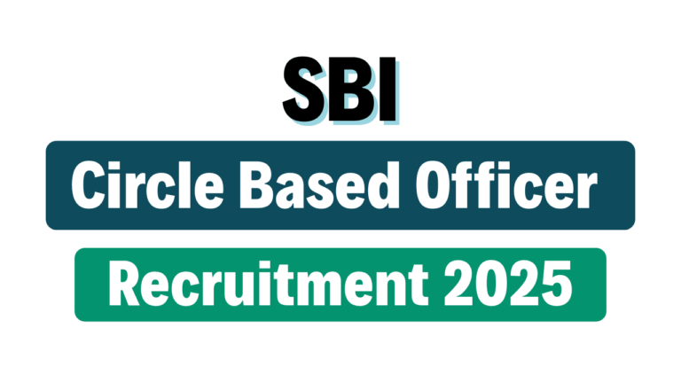 SBI CBO Recruitment 2025