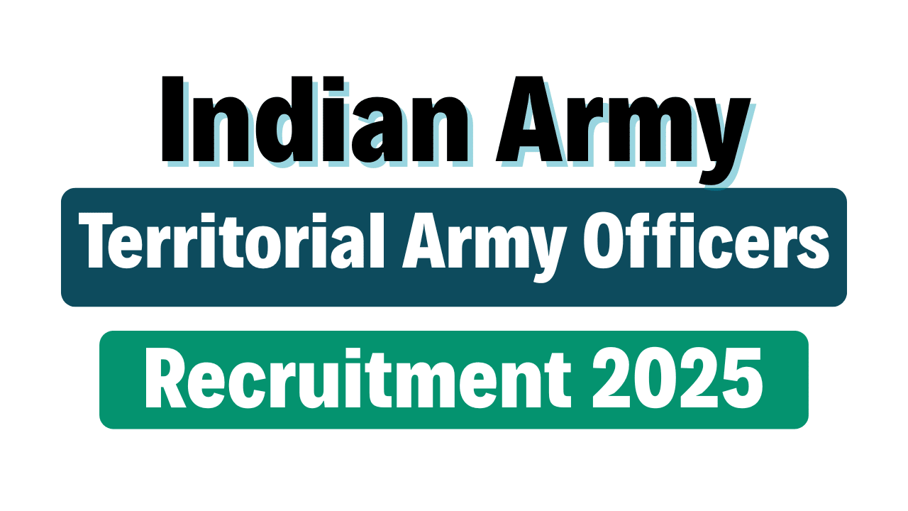 Territorial Army Officers Recruitment 2025