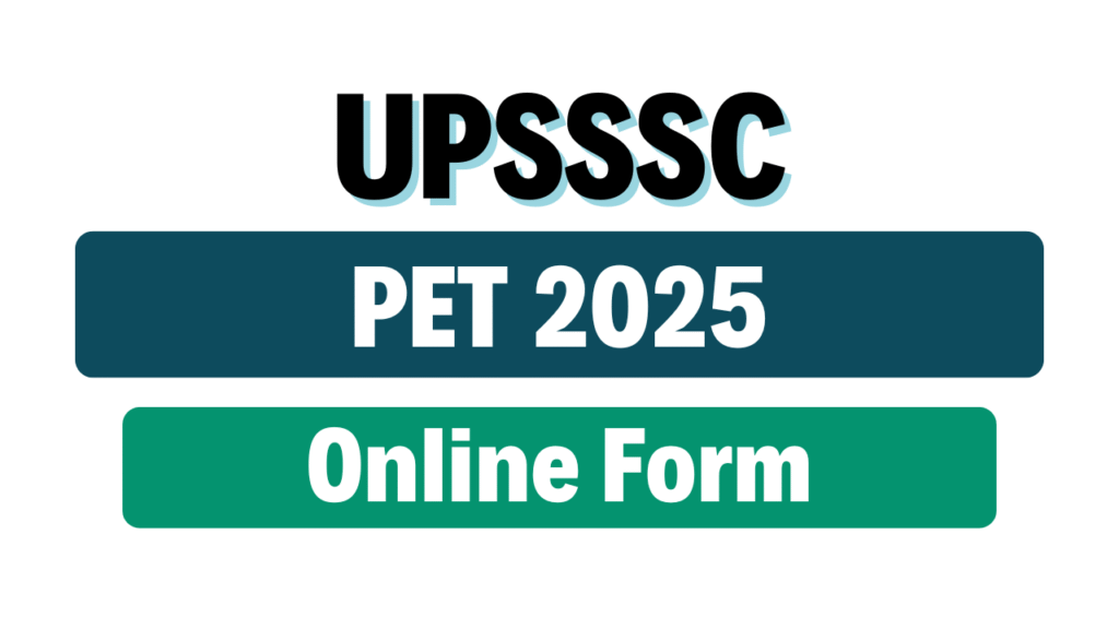 UPSSSC PET 2025