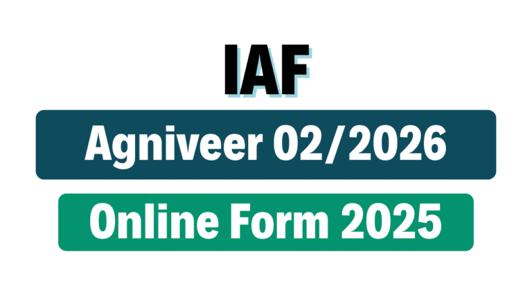 Indian Air Force Agniveer 02/2026